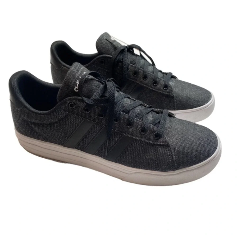 Adidas Sneakers Black Denim Size 12 Ortholite Float